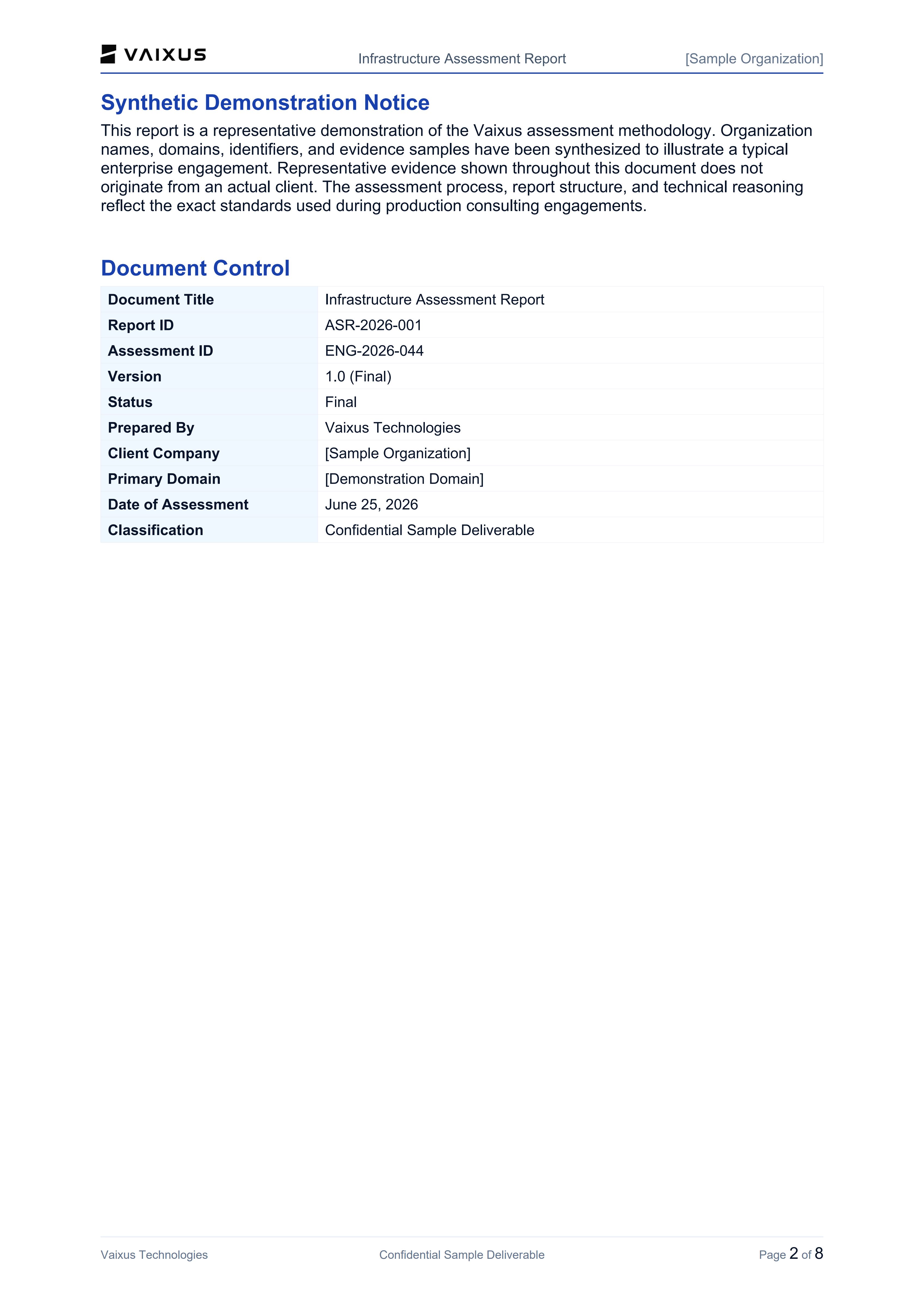 Assessment Report Page 2